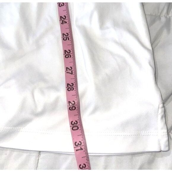 Greg Norman XXL White Play Dry Golf Polo Shirt With Striped Pattern & Shark Logo - Picture 12 of 13